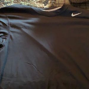 Large black Nike dry fit shirt.